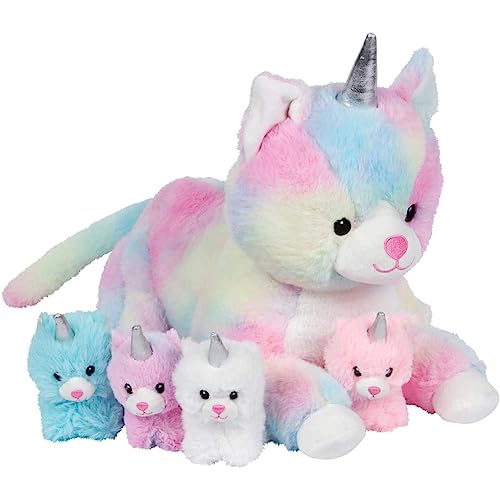 PixieCrush Unicorn Stuffed Animals Kitty Cat for Kids Multi color