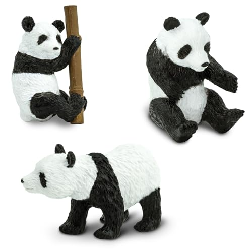 Safari Ltd. Panda TOOB - Set of 9 Hand-Painted Mini Figurines - Educational Toy Figures for Boys, Girls & Kids Ages 3+