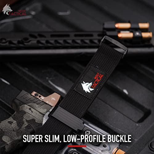 LARGE WOLF TACTICAL Heavy Duty Simple EDC Belt Stiffened 2-Ply