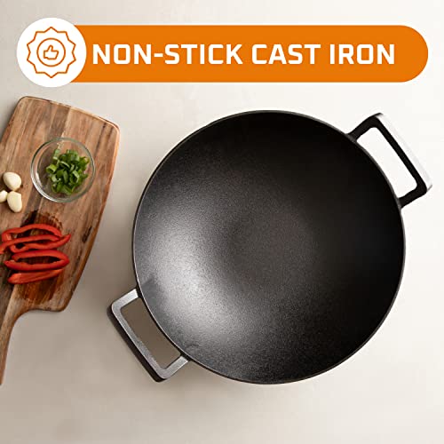 14 Nonstick Cast Iron Wok
