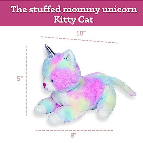 PixieCrush Unicorn Stuffed Animals Kitty Cat for Kids Multi color
