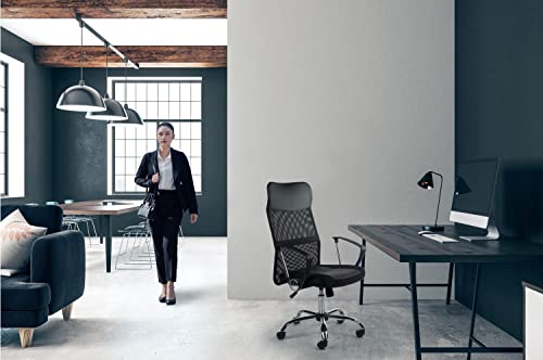 Adjustable Office Executive Chair Office Chair Desk Chair Chrome Base