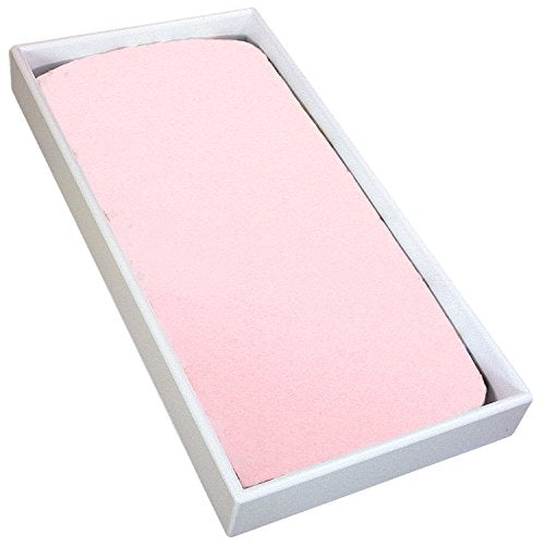 Kushies Changing Pad Cover for 1 Inch 100 Breathable Cotton Made in Canada Pink