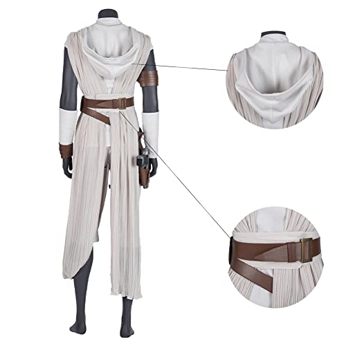 Mzxdy Adult Rey Halloween Role Play Costume for Women Girls