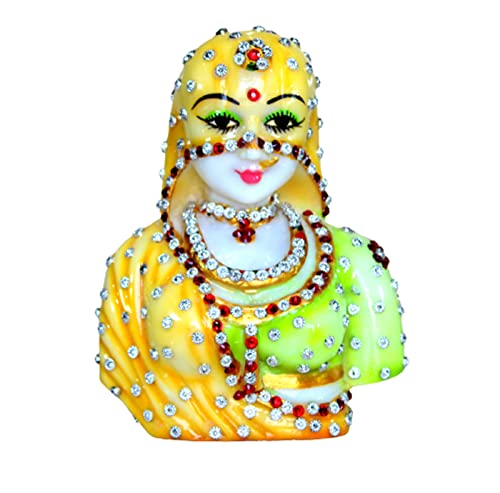 eSplanade Resin Bani-Thani Indian Lady Murti/Idol/Statue/Sculpture for Home Decoration and as a Gift (6.5")