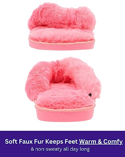 Nearr® Women's Fuzzy Flip Flop Slippers Memory Women Open Toe Spa Slippers