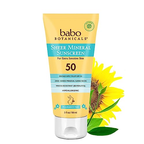 Babo Botanicals Sheer Mineral Sunscreen Lotion Spf Mineral Active Ingredients