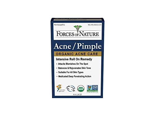 Forces of Nature Organic Acne Skin Care Treatment Skin Tone 0.14 Fl Oz