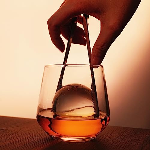 Samuelworld Clear Ice Ball Maker Premium Slow Melting Balls Whiskey Easy Clean