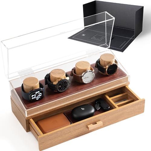 Watch Display Case Watch Holder Case Watch Organizer for Men Watch Boxes