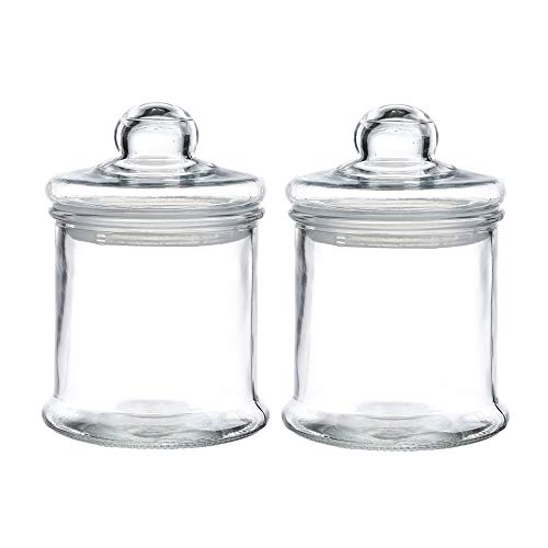 33 OZ Glass Apothecary Jar 5 X 7.1 Inch Glass Canister Set with Ball Lid