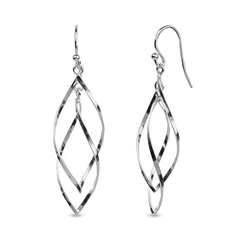 LeCalla Sterling Silver Jewelry Classic Earring for Women