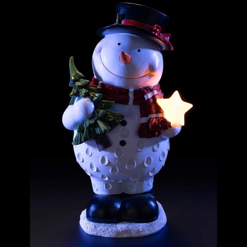 VP Home LED Snowman Figurines Festive Indoor Christmas Decor