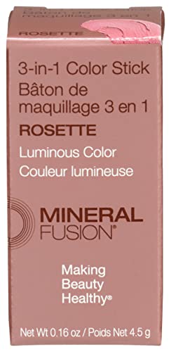 Mineral Fusion Rosette 3 in 1 Color Stick 0.16 Oz