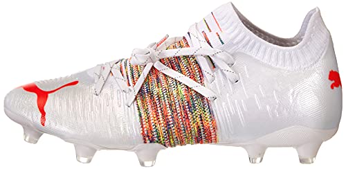 Puma Men's Future Z 1.1 MXSG Football Shoe, White-RED Blast, 6.5 UK