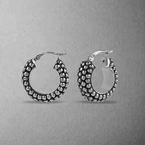 LeCalla Sterling Silver Earrings for Women 20mm