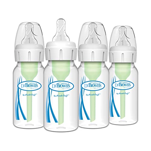 Dr. Brown's Anti Colic Options Narrow Baby Bottles 4 Oz 4 Count