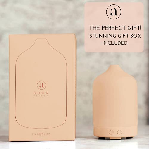 Ajna Ceramic diffusers for Essential Oils Elegant 3 in One Humidify and Ionize (Sand)