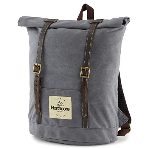 Northcore Waxed Canvas Back Pack Stone