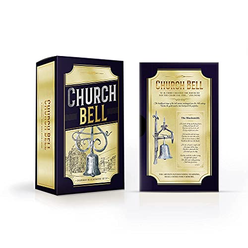 2wayz Rustic Dinner Bell 7.85 Inches Cast Iron Church Bell Design Decoration