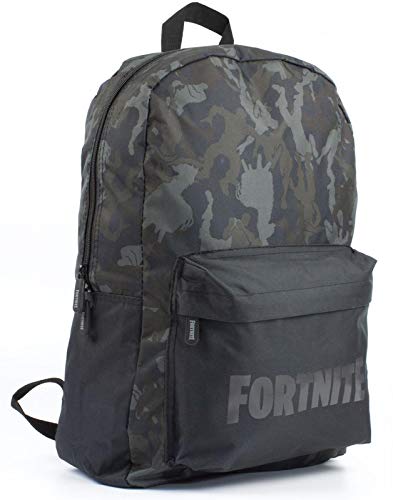 FORTNITE Character Camo Llama All Over Print Black/Khaki Backpack Bag