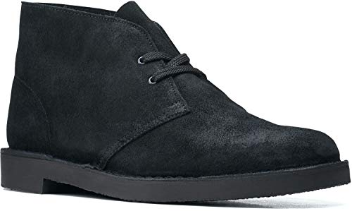 Clarks Men's Bushacre 3 Chukka Boot Black 7 Wide Pair of Shoes