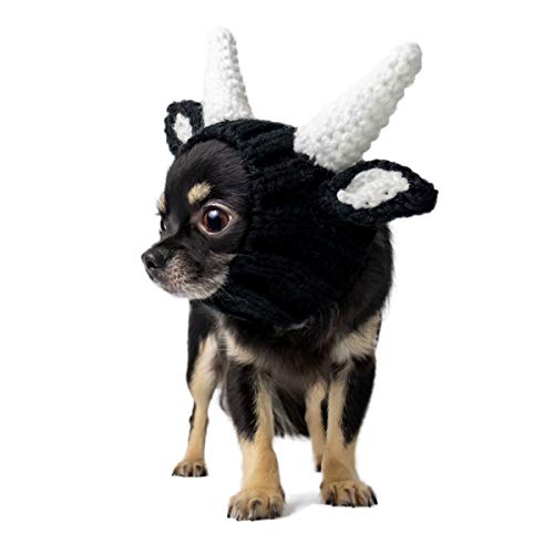 Zoo Snoods Bull Dog Costume No Flap Ear Wrap Hood for Pets