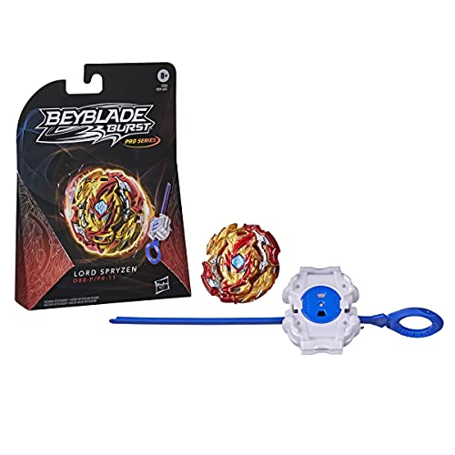 BEYBLADE Burst Pro Series Lord Spryzen Spinning Top Starter Pack - Balance Type Battling Game Top with Launcher Toy