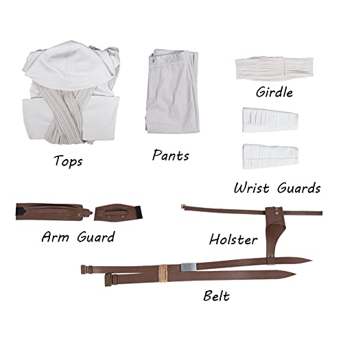 Mzxdy Adult Rey Halloween Role Play Costume for Women Girls