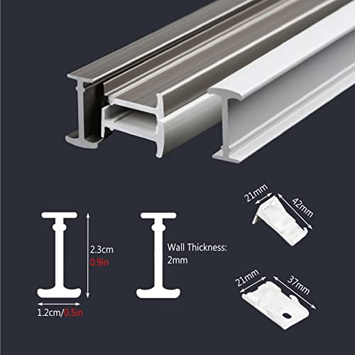 Room/Dividers/Now Ceiling Curtain Track Set, Flexible Curtain Rail System, Room Divider Curtain Rods for Hotel, Hospital Privacy
