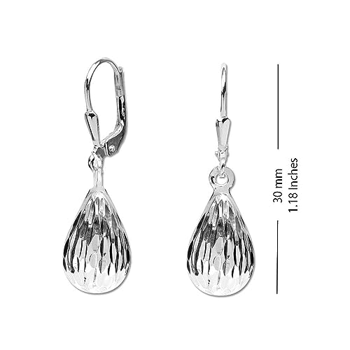 LeCalla Sterling Silver Jewelry Light-Weight Earrings for Women