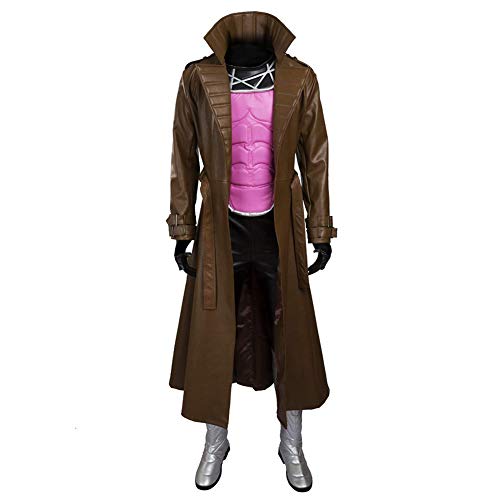 Mangu X-Man Cosaly Costume Gambit Remy Etienne Role Play Outfits