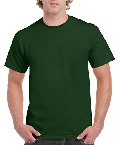 Gildan Men's G2000 Ultra Cotton Adult T-shirt Forest Green Large