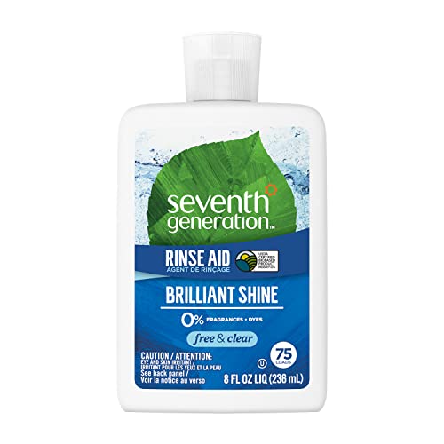 Seventh Generation Rinse Aid, Free & Clear, 8 oz