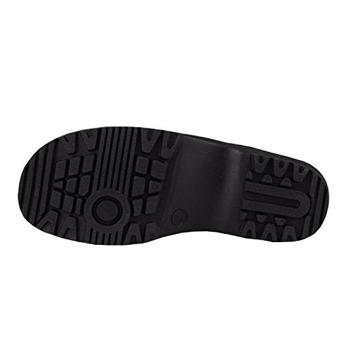 Vollsjö Men Clogs Made of Wood and Leather for Gentlemen 13 Black