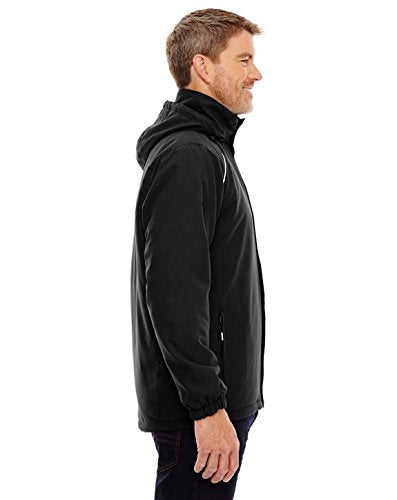 Ash City Core 365 Men's Tall Brisk Insulated Jacket Black 703