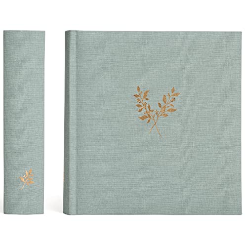 Luxury Linen Photo Album with Acid Free Pockets, Traditional Book Bound with Hard Cover, 200 Pockets for 4x6 Photos, Photo Book for Wedding, Family Pictures, Gifts, Anniversary or Baby Shower