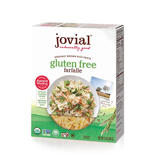 Jovial Whole Grain Brown Rice Farfalle Pasta in Italy 12 Oz