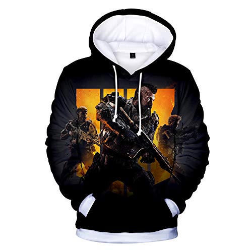 MZXDY Unisex Casual Hooded Top Novelty 3D Print Costumes Pocket Sweatshirt