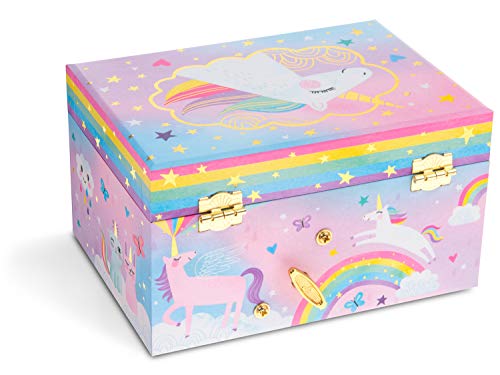 Amitié Lane Unicorn Jewelry Box for Girls - Mint