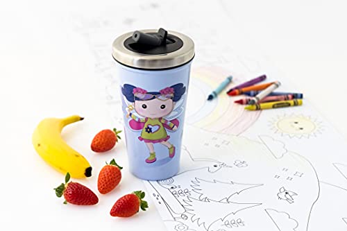 Galbyn Designs Unicorn Kids Cup With Straw 16oz Screw on Spill Easy to Carry
