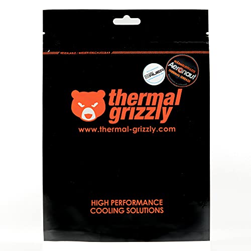 Thermal Grizzly - Aeronaut - High Performance Thermal Paste - Cooling and Mute Heat Sink Paste for CPU (All Kinds of Them) and Graphics Card Coolers (7.8 Gram)