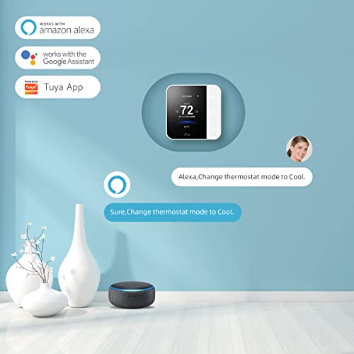 Vine Wifi Smart Thermostat 7 Day Programmable Compatible Alexa Google Assistant