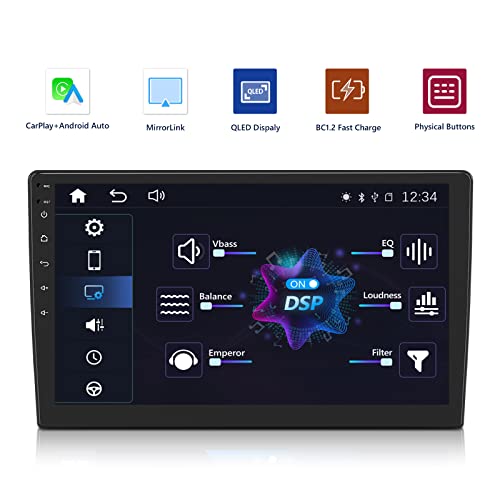 Eonon 10.1 Inch Double Din Car Stereo Wired Dsp Bluetooth 5.0 X 20plus