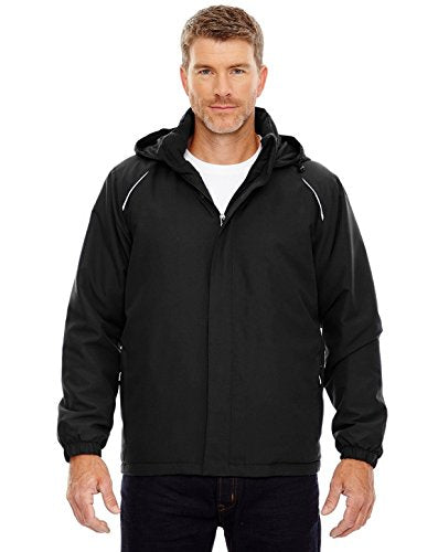 Ash City Core 365 Men's Tall Brisk Insulated Jacket Black 703