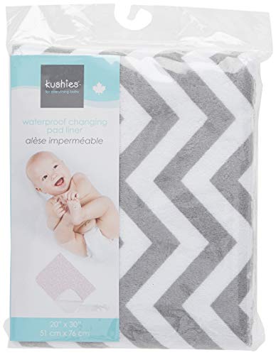 Kushies Baby Deluxe Change Pad Terry Grey