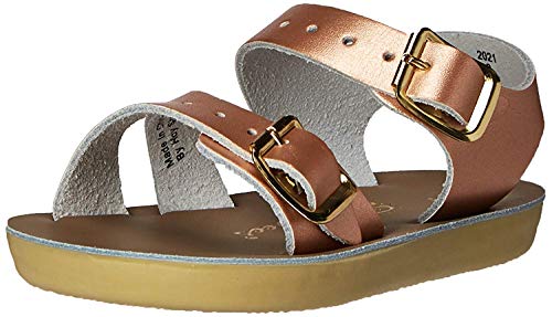 Salt Water Sandals by HOY Shoe Baby Girl's Rose Gold 3 Medium US