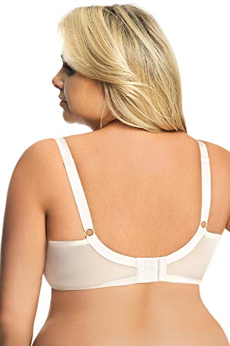 Gorsenia K496 Women's Paradise Cream Off White Wired Full Cup Bra 36L