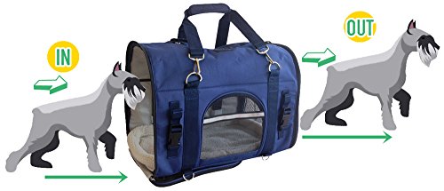 Natuvalle 6-in-1 Pet Carrier Backpack, Extra Small, Blue