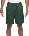 A4 Adult 7 Inseam Lined Tricot Mesh Shorts (N5293) Forest Green XL